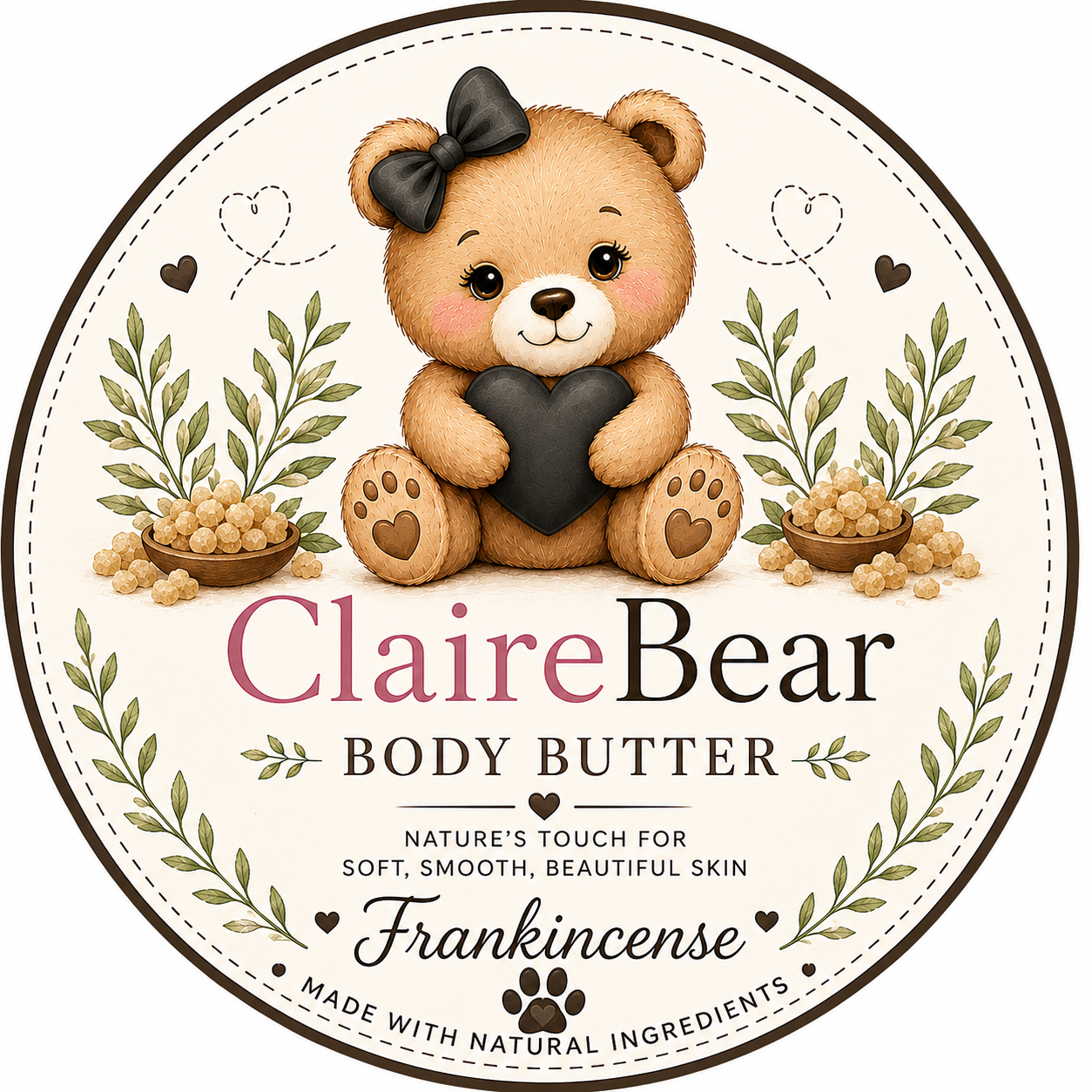 ClaireBear Body Butter — Frankincense scent