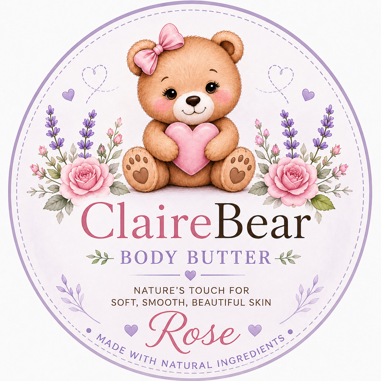 ClaireBear Body Butter — Rose scent