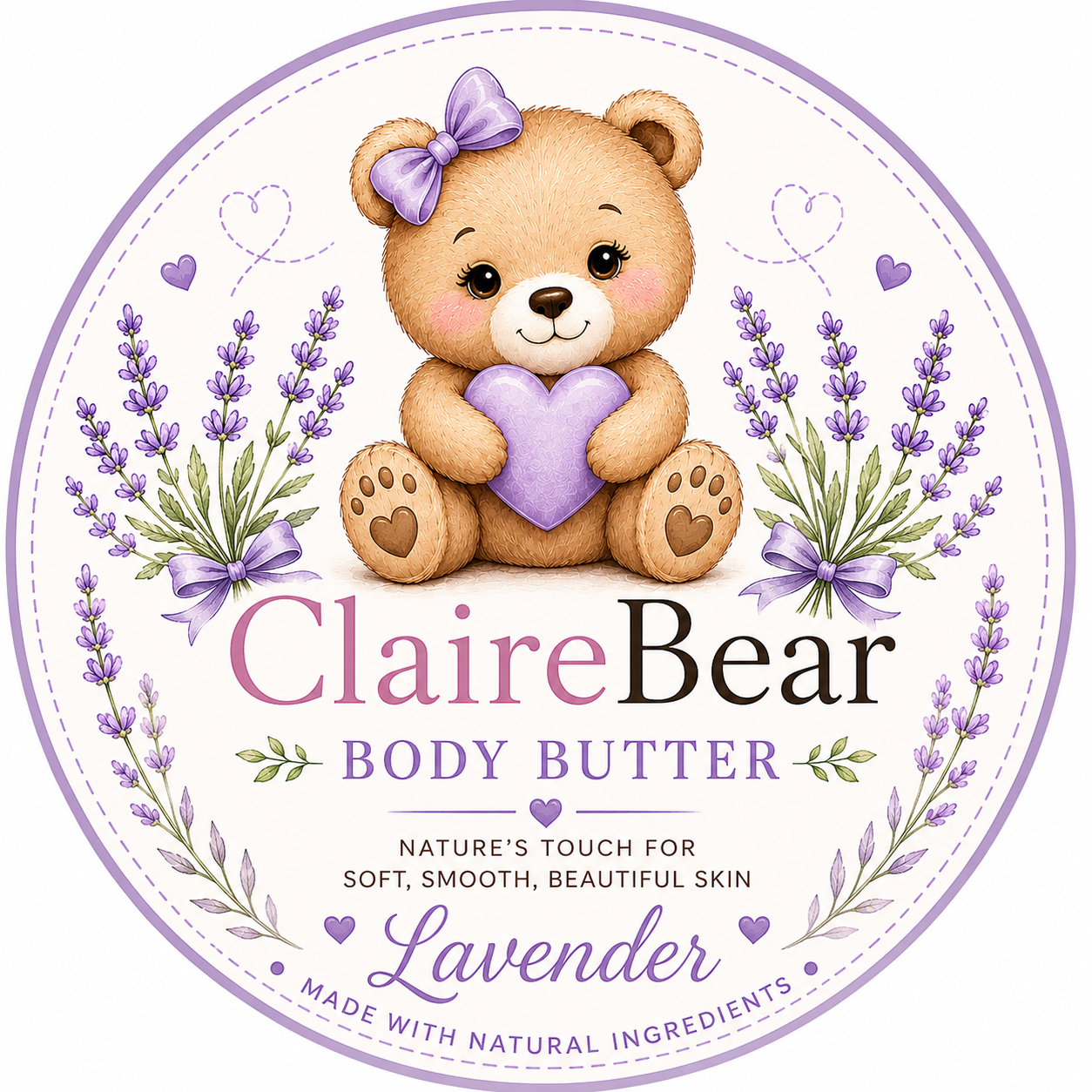 ClaireBear Body Butter — Lavender scent